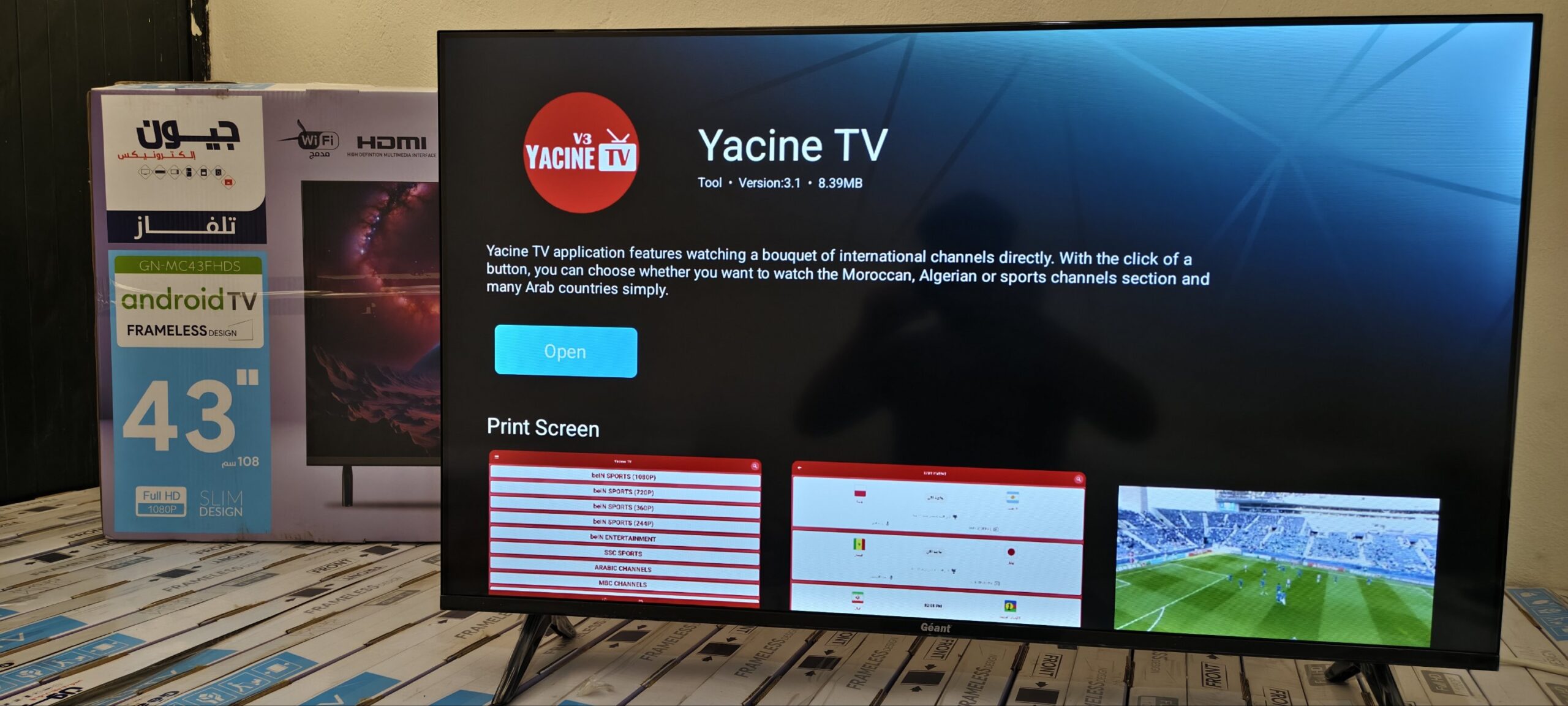 télévision géant 43 pouce smart Android 14 – Image 3