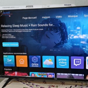 TV géant 43p smart Android + démo intégré