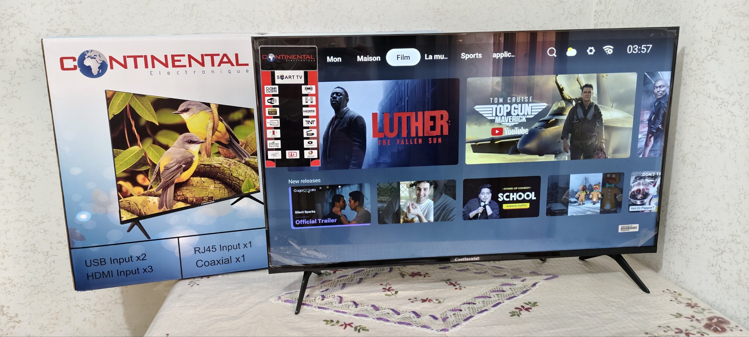 tv continental 40p smart Android – Image 2